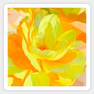 Sunny Yellow Blossom Sticker